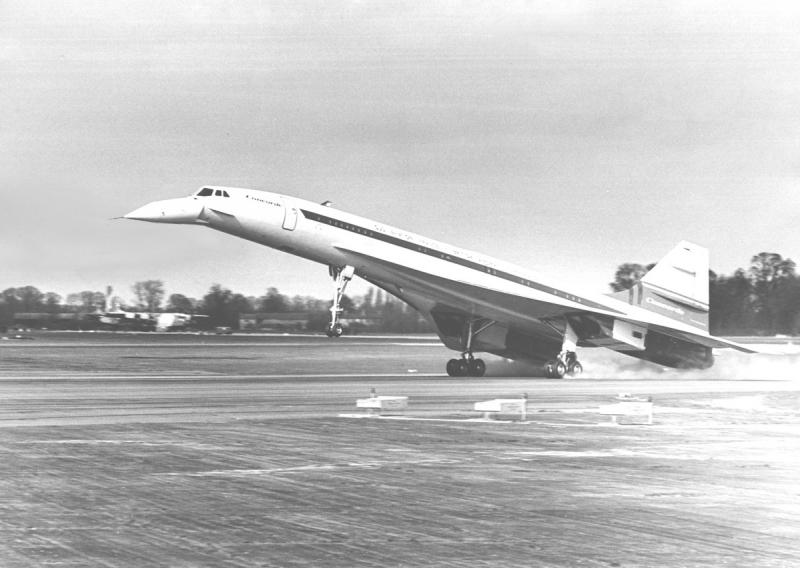 Concorde’s first supersonic flight