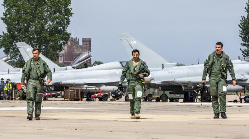 Typhoon FGR4 (No 12 Sqn - UK-Qatar Unit) [MoD Crown Copyright/LAC Iwan Lewis] #2