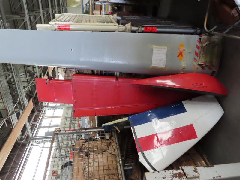 Chipmunk Flap, Aileron, Elevator, wing tip and fin for disposal